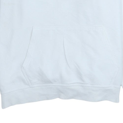 Nike Men's White XL Pullover Fleece Hoodie Sweatshirt