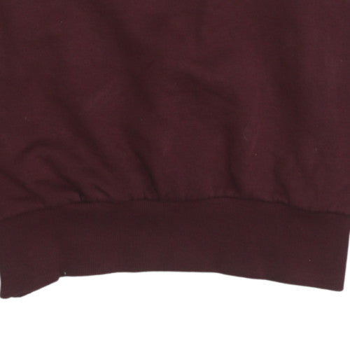 Ellesse Men's Brown Logo Pullover Sweatshirt Size M Crew Neck