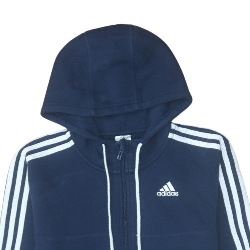 Additional view of Adidas Men's Blue Full Zip Hoodie S Sports Fleece Jacket