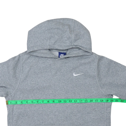 Nike Boys Grey XL Pullover Hoodie Sweatshirt 13-15 Years Fleece Lined