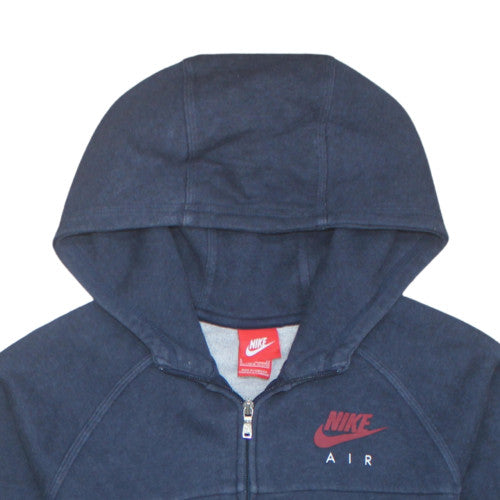 Additional view of Nike boys’ blue full zip hoodie 13-15 years fleece casual sweatshirt