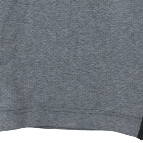 Nike Men's Grey Pullover Hoodie Small High Neck Sportswear