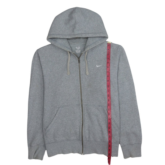 Nike Men's Grey Full Zip Hoodie L Sports Athletic Dept