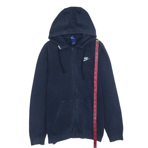 Nike Mens Blue XS Full Zip Hoodie Sweatshirt Lightweight Fleece