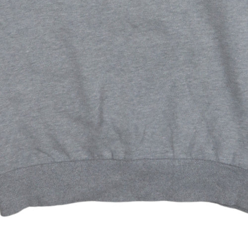 Additional view of Ellesse women’s grey 1/4 zip logo sweatshirt uk 16 hoodie style