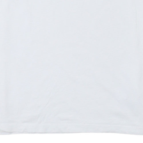 The North Face Men's White Cotton Logo Outdoor T-Shirt Size M