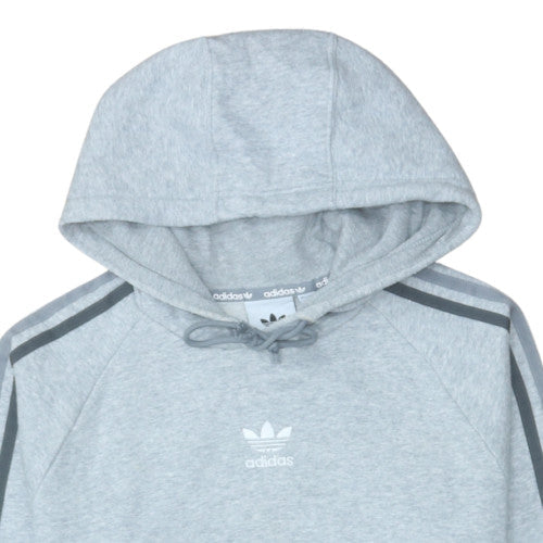 Additional view of Adidas men’s grey pullover hoodie m regular fit fleece sportswear