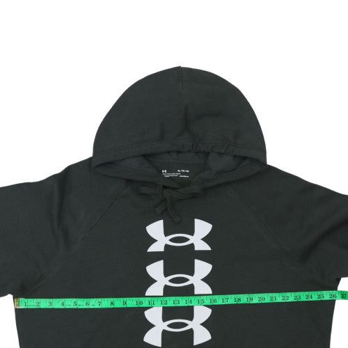 Under Armour Men's Black XL Pullover Hoodie with Logo Print