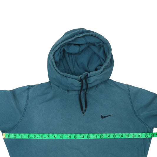 Nike Women’s Blue Pullover Hoodie Large Cotton Blend Classic Fit