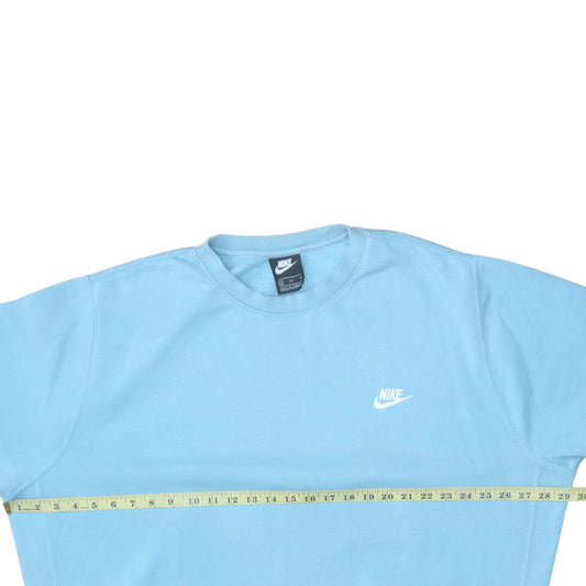 Nike Women’s Blue Crew Neck Pullover Sweatshirt XXL Cotton Blend