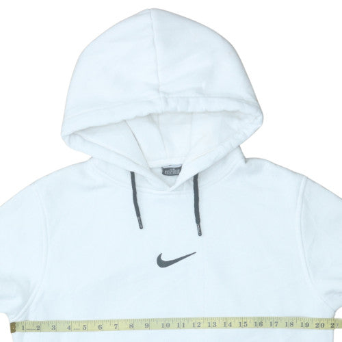 Nike Men's White Pullover Hoodie Size M Fleece Sportswear