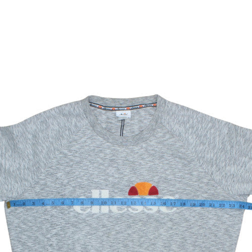 Ellesse Men's Grey XL Pullover Crew Neck Sweatshirt