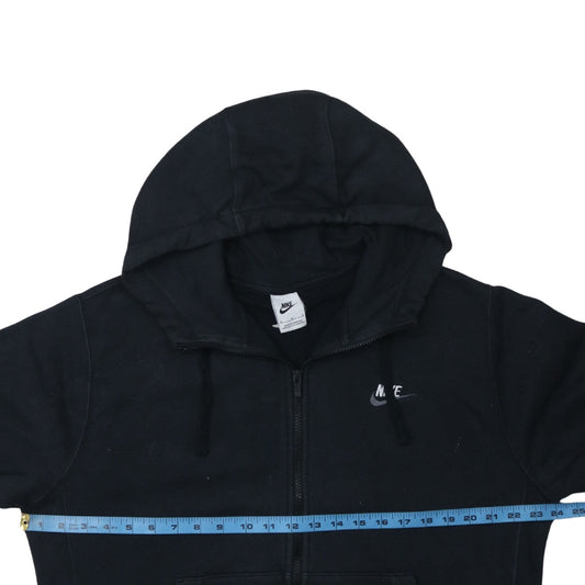 Nike Men's Black Full Zip Hoodie Size M Sports Fleece