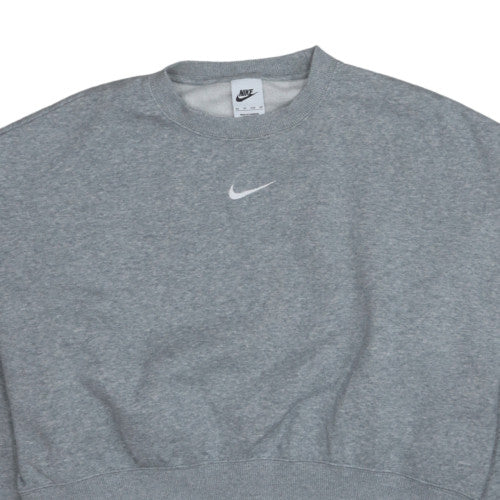Nike Womens Grey XS Crew Neck Pullover Sweatshirt