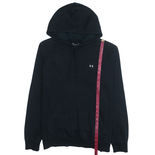 Under Armour Men's Black Pullover Hoodie L Relaxed Fit Sports Fleece