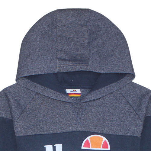 Additional view of Ellesse boys’ blue pullover hoodie 13-14 years cotton blend logo design