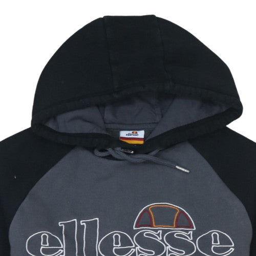 Additional view of Ellesse Men’s Grey Pullover Hoodie, size S, Sports Fleece Sweatshirt