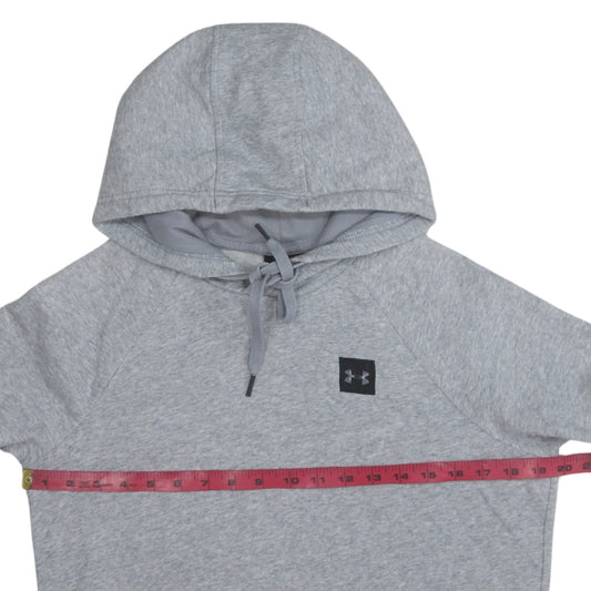 Under Armour Mens Grey Pullover Hoodie Size S Regular Fit