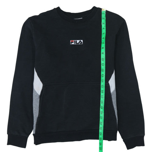 Fila Men's Black M Pullover Crew Neck Sweatshirt