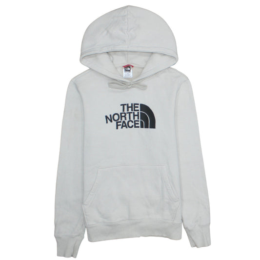 The North Face Womens White Small Pullover Hoodie Cotton Casual