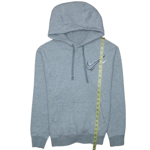 Nike Mens Grey XS Pullover Hoodie Sweatshirt Logo Fleece