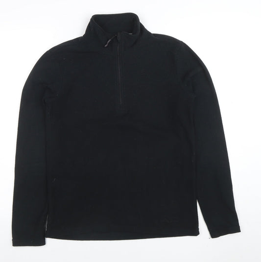 Peter Storm Womens Black Fleece Pullover Sweatshirt Size 12