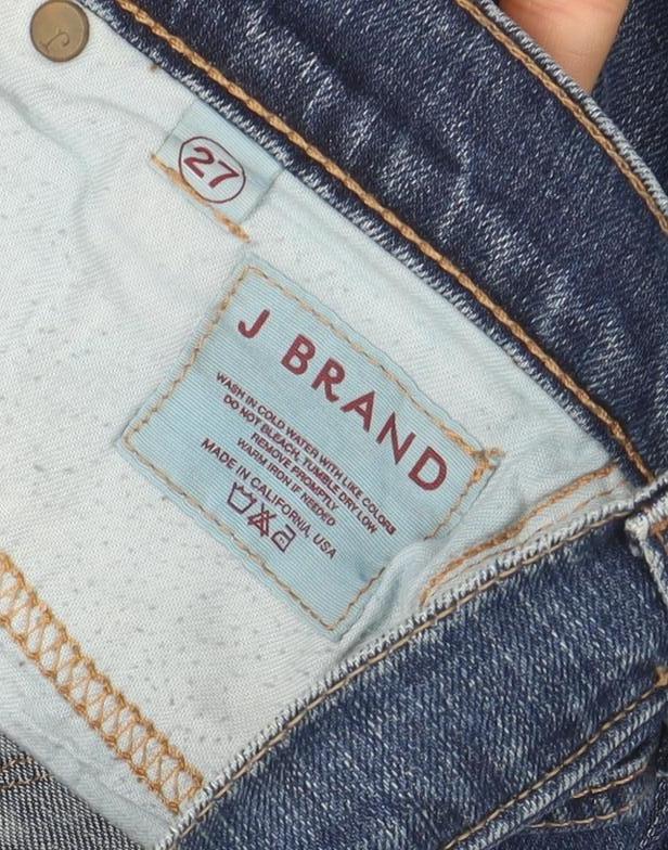 J Brand Women's Blue Mid Rise Skinny Stretch Jeans Size 27