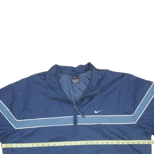 Nike Men’s Blue 2XL Windbreaker Jacket Retro Sports Style