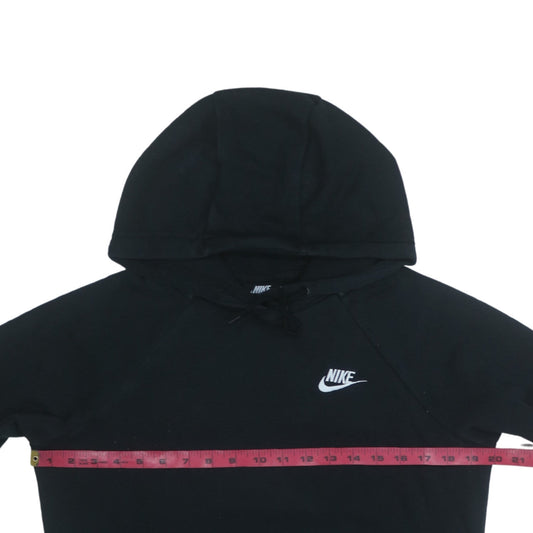 Nike Women's Black XS Pullover Hoodie Sweatshirt Cotton Blend