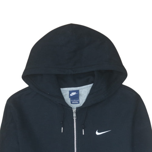 Nike Men's Black Full Zip Hoodie Large Fleece Pullover Sweatshirt
