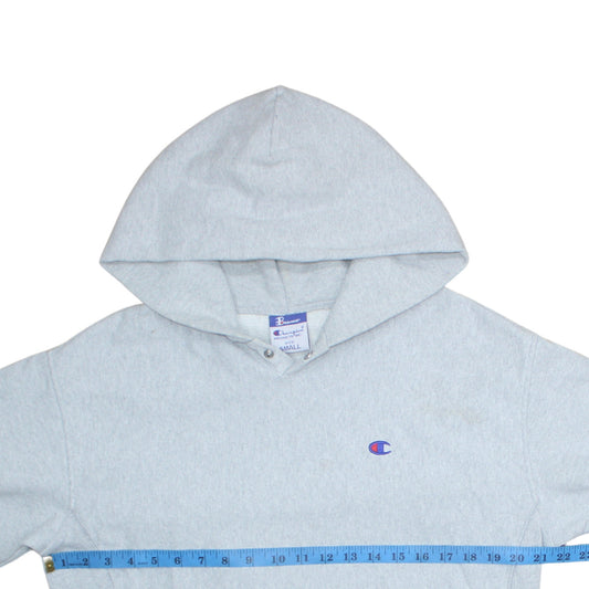 Champion Mens Grey Small Pullover Hoodie Sweatshirt