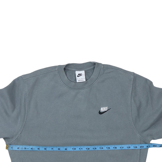 Nike Men's Grey Crew Neck Pullover Sweatshirt XS