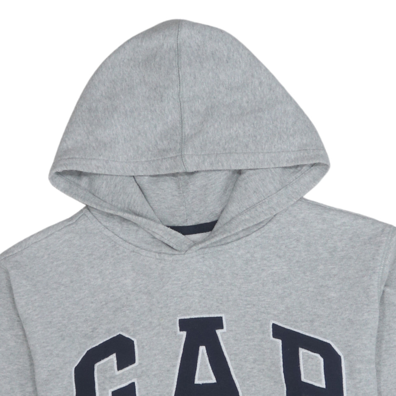 GAP Kids Boys Grey XL Pullover Hoodie Cotton Blend Logo Design