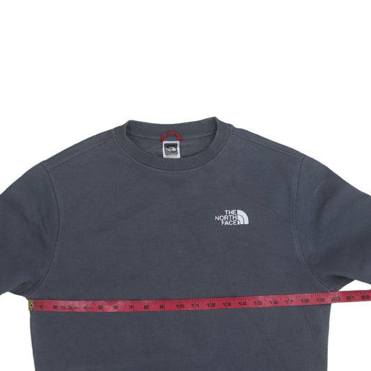 The North Face Men's Grey Crew Neck Pullover Sweatshirt S