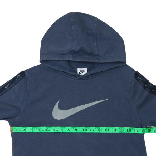 Nike Boys Blue XL Hoodie Pullover with Logo Print Sleeve Detail