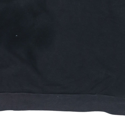 Adidas Womens Black Crew Neck Pullover Sweatshirt Size 12-14