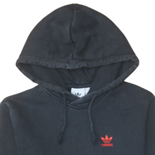 Additional view of adidas Men’s Black XS Pullover Hoodie with Red Logo