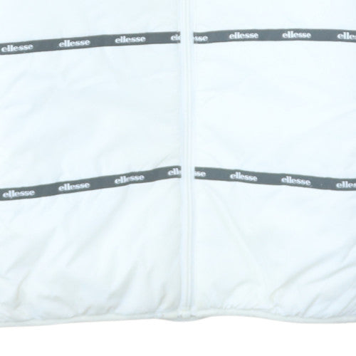 Additional view of Ellesse women’s white uk 6 puffer windbreaker jacket polyester lined