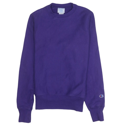 Champion Men's Purple XS Reverse Weave Crew Neck Sweatshirt