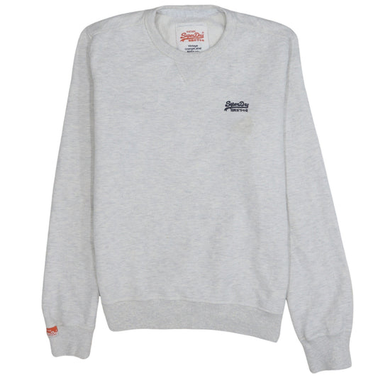 Superdry Men's Grey L Vintage Orange Label Crew Neck Sweatshirt