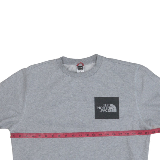 The North Face Men's Grey Crew Neck Pullover Sweatshirt M