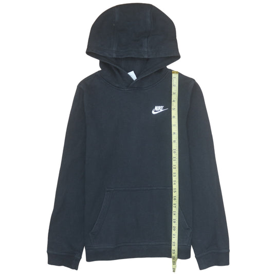 Nike Teens Black Pullover Hoodie XL Fleece Logo Sportswear