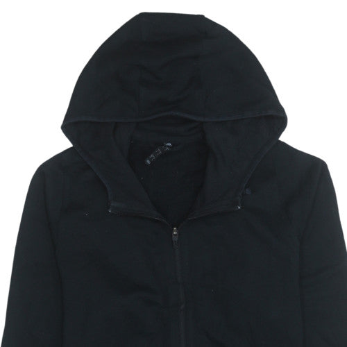 Adidas Women's Black Small Full Zip Hoodie – Classic Casual Sportswear