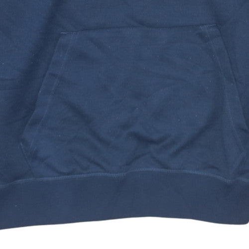 Additional view of Ellesse Men's Blue Pullover Hoodie L Logo Sports Sweatshirt
