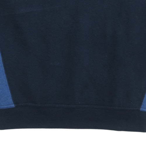 Additional view of Ellesse Men's Blue Pullover Sweatshirt M Regular Fit Crew Neck