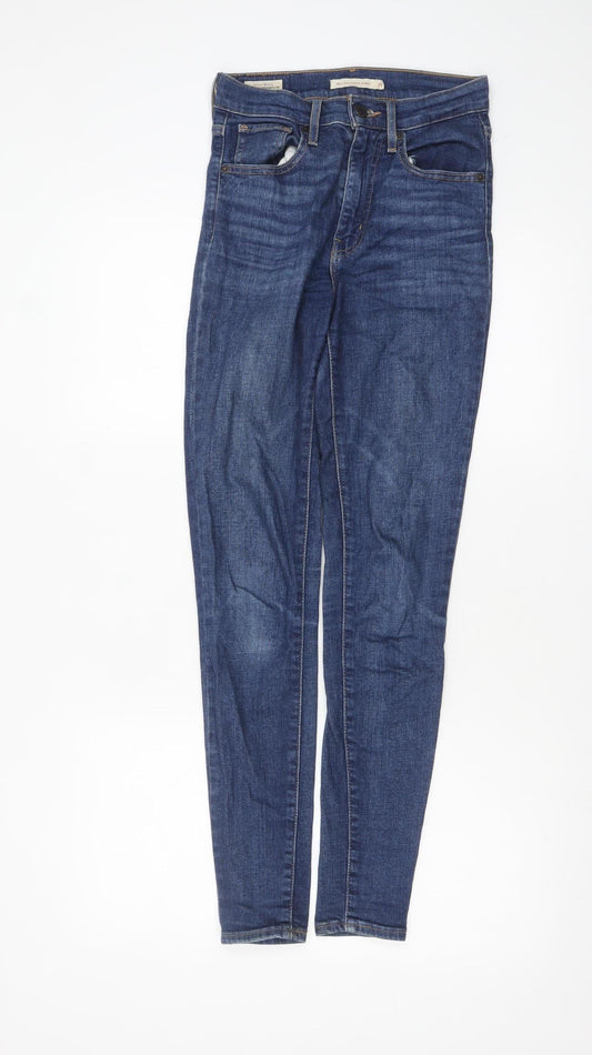 Levi's Women's Blue 25 Mile High Super Skinny High Rise Jeans
