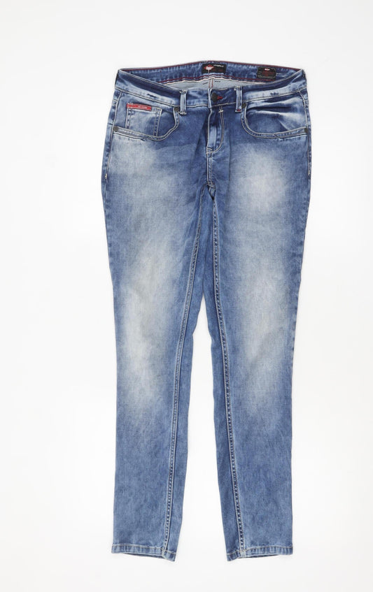 Lee Cooper Men's Blue Slim Fit Mid Rise Straight Jeans W30