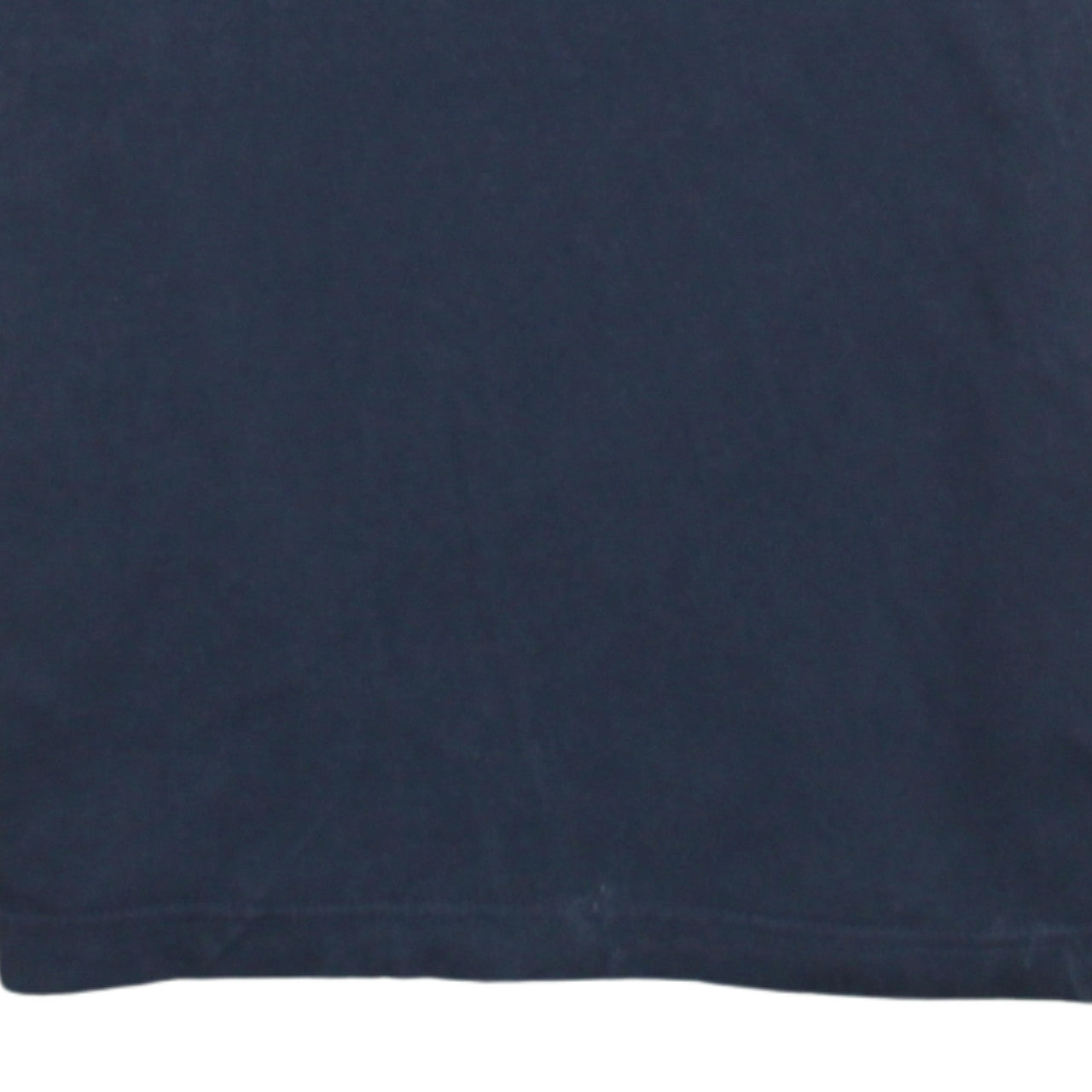 Additional view of Adidas Men's Blue Small Logo Graphic Cotton T-Shirt
