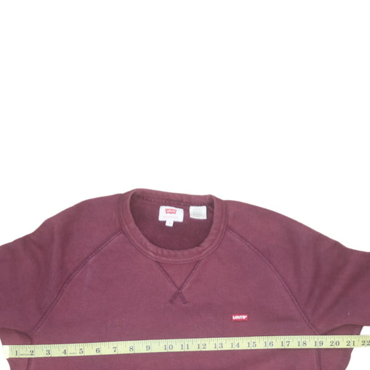 Levi's Men's Purple Crew Neck Pullover Sweatshirt Size S