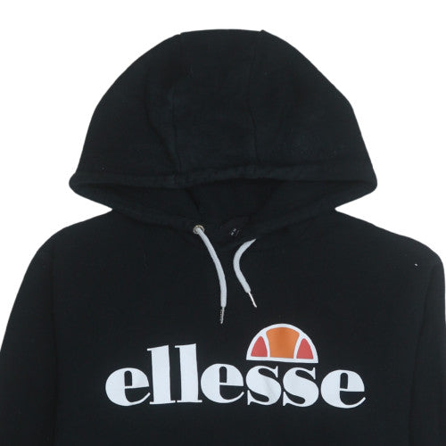 Additional view of Ellesse Men’s Black Pullover Hoodie L Sports Logo Fleece